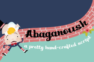 Abaganoush: A Bold Script Font for Editorial Design