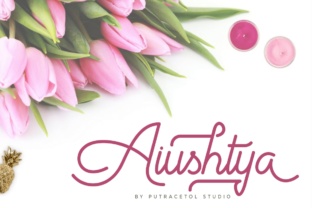 Aiushtya: Modern Script Typeface for Web Design