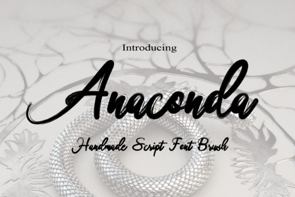 Anaconda Script Font for Small Business Branding