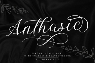 Anthasic: A Modern Script Font for Web Design
