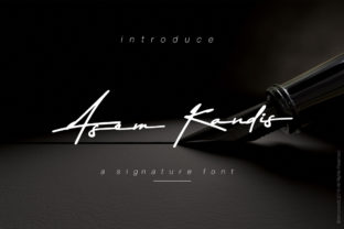 Asem Kandis: Elegant Script Handwritten Fonts for Editorial Design