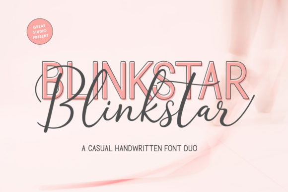Blinkstar Duo: A Playful Script Font for Web Design