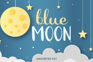 Blue Moon Font for Editorial Design