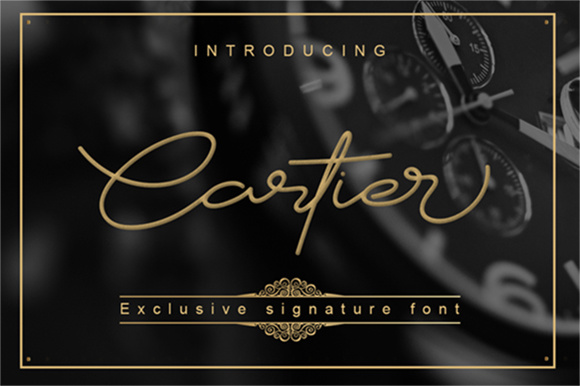 Cartier Font: Elevate Your Brand with Modern Script