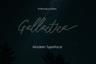 Gallactica Font for Modern Handmade Branding