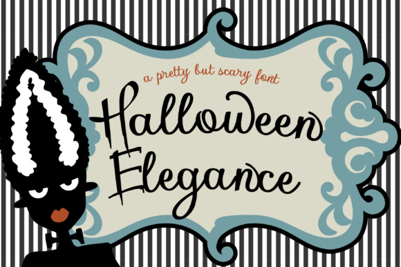 Halloween Elegance Font for Editorial Design