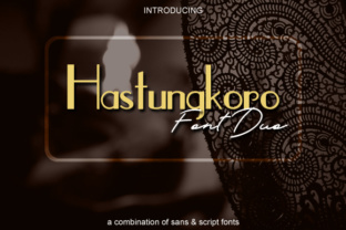Hastungkoro Duo Typeface for Editorial Design
