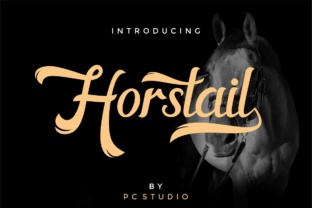 Horstail Script Typeface for Business Branding