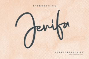 Jenifa: The Modern Script Font for Elegant Branding