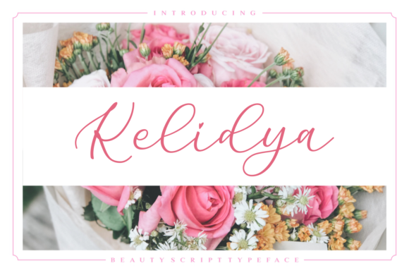 Kelidya Script Typeface for Digital Branding