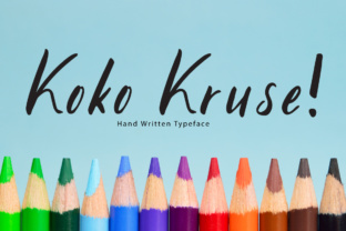 Koko Kruse: A Script Handwritten Font for Web Design