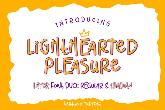 Lighthearted Pleasure Typeface for Campaigns