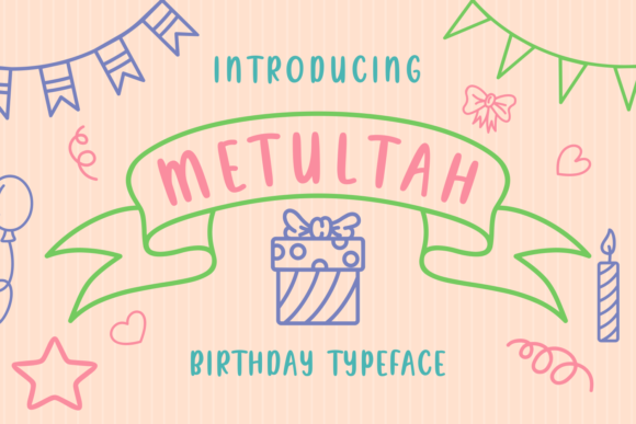 Metultah Typeface for Playful Brand Design