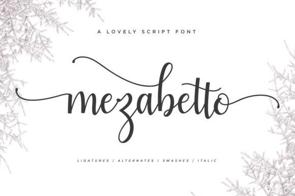 Mezabetto: A Modern Script Typeface for Branding