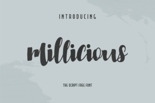 Millicious: A Bold Script Handwritten Font for Web Design
