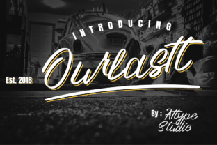 Ourlastt: A Modern Script Font for Makers