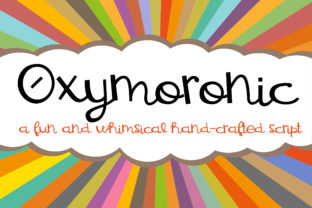Oxymoronic Typeface for Editorial Design