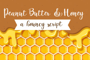 Peanut Butter and Honey Font for Campaign Design