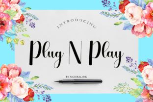 Plug N Play: A Modern Script Font for Branding