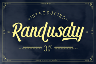 Randusary: A Modern Typeface for Clear Campaigns