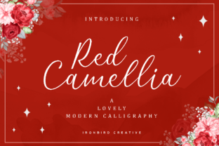 Red Camellia: A Luxury Script Font for Branding