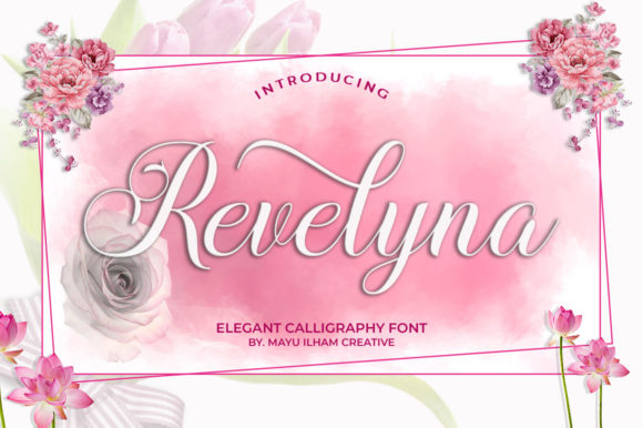 Revelyna Script Font for Elegant Craft Designs