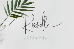 Roselle Font: Elegant Script for Small Business Branding