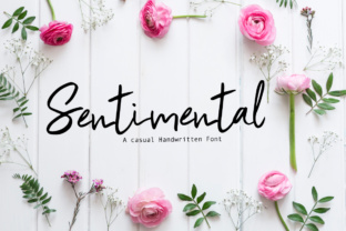 Sentimental Script Font for Handmade Brands