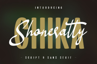 Shoneratty Chika Font for Editorial Design