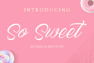 So Sweet: The Handwritten Font for Modern Brands