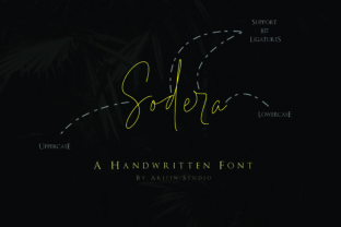 Sodera: A Smooth Script Font for Elegant Editorial Design