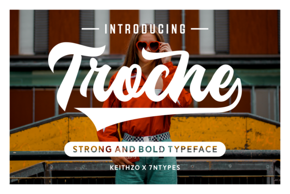 Troche Font: Bold Script for Handmade Brands